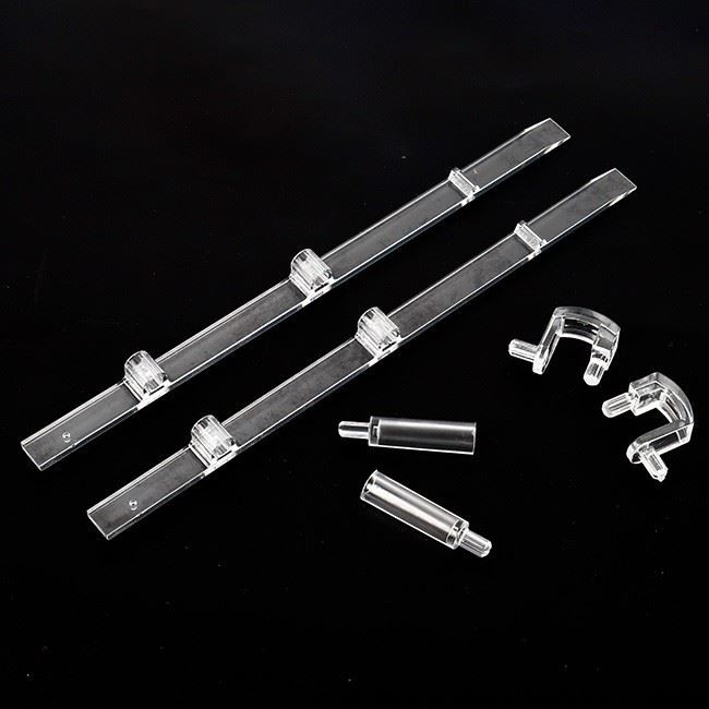 Clear Plastic PS Divider Interchangeable length Inserts Moulding